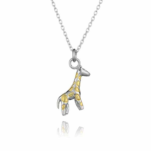 Inscripture Giraffe Necklace
