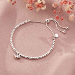 Silver Robin Memorial Bracelet - Memorial Jewellery - Inscripture