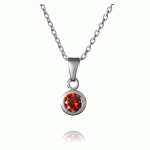 Sterling Silver Birthstone Necklace - Birthstone Jewellery - Inscripture