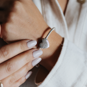 Fingerprint Engraved Pandora Charm - Fingerprint Jewellery - Inscripture - Memorial Jewellery