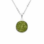 EV-P-105-Green_-Ashes Necklace - Ashes Jewellery