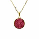 EV-P-105-Red_Gold-Ashes Necklace - Ashes Jewellery