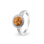 EV-R-319-Orange Ashes Ring - Ashes Into Jewellery