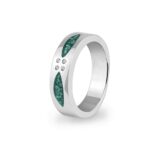 EW-R-336-Aqua_- Ashes Ring-Ashes Jewellery