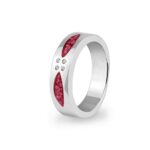 EW-R-336-Red_- Ashes Ring-Ashes Jewellery