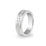 EW-R-336-White_- Ashes Ring-Ashes Jewellery