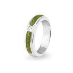 EW-R-337-Green_-Ashes Ring - Ashes Jewellery