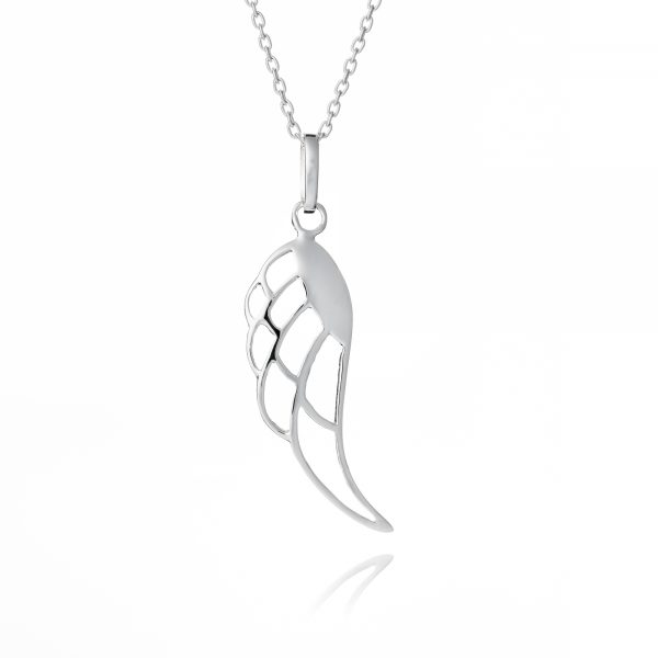 Angel Wing Necklace -Inscripture