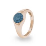 ew-r-347-rg-blue_Rose Gold - AShes Ring - Ashes Jewellery