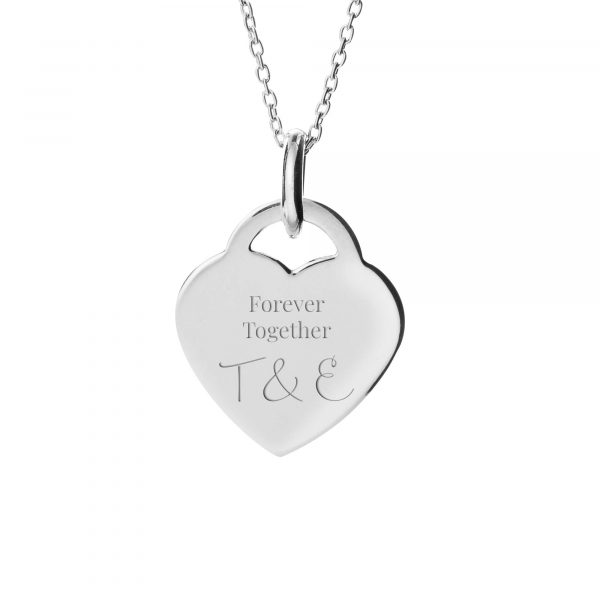 Forever Together Personalised Necklace - Valentines Day Jewellery - Inscripture
