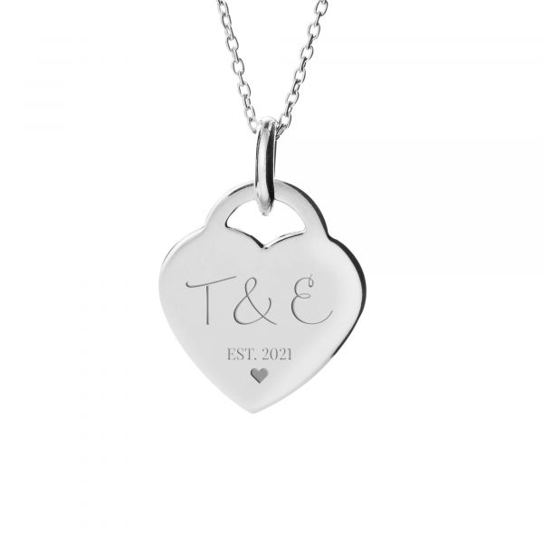 Personalised Initials Necklace - Valentines Day Jewellery - Inscripture - Memorial Jewellery