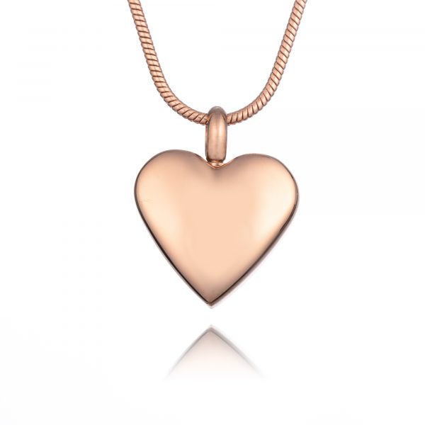 Rose Gold Urn Paw Print Necklace - Paw Print Jewellery - Inscripture - Pet Memorial Jewellery