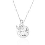 Angel Disc Handwriting Necklace