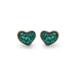 EV-E-201-Aqua_Rose Gold-Ashes Earrings-Ashes Jewellery