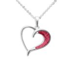 EW-P-113-Red_- Ashes Pendant - Ashes Jewellery
