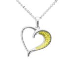 EW-P-113-Yellow_- Ashes Pendant - Ashes Jewellery