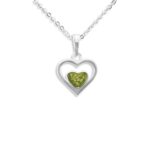 EW-P-114-Green_- Ashes Pendant - Ashes Jewellery