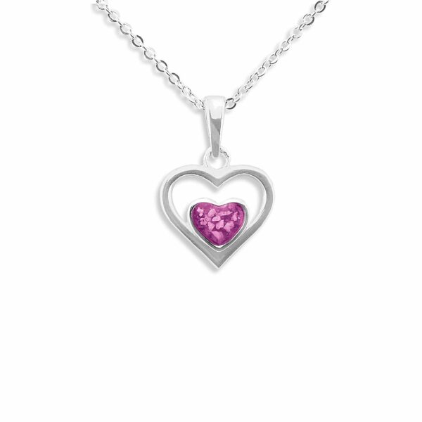 EW-P-114-Pink_- Ashes Pendant - Ashes Jewellery
