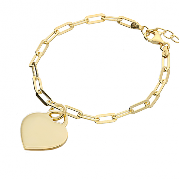 Gold Oval Clasp Photo Bracelet - Photo Jewellery - Memorial Jewellery - Inscripture