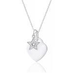 Heart and Star Star Necklace