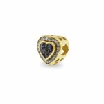 ew-cb-406-yg-black_Gold-Ashes Charm Bead-Ashes Jewellery