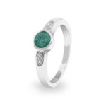 Aqua Memorial Ashes Ring - Ashes Jewellery - Ashes Into Jewellery