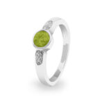 ew-r-351- -green_ - Ashes Ring - Ashes Jewellery