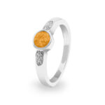ew-r-351- -orange_ - Ashes Ring - Ashes Jewellery