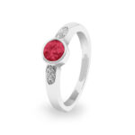 ew-r-351- -red_ - Ashes Ring - Ashes Jewellery
