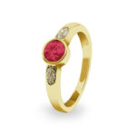 ew-r-351-yg-red_Gold- Ashes Ring - Ashes Jewellery