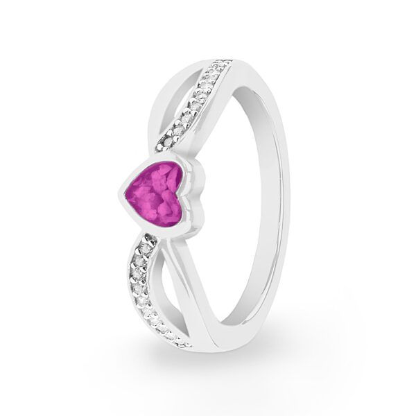Pink - True Love-Ashes Ring - Ashes Jewellery