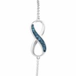 EW-B-501-Blue_- Ashes Bracelet - Ashes Jewellery