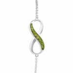 EW-B-501-Green_- Ashes Bracelet - Ashes Jewellery