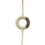 EW-B-502-Black_Gold- Ashes Bracelet - Ashes Jewellery