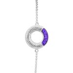 EW-B-502-Purple_- Ashes Bracelet - Ashes Jewellery
