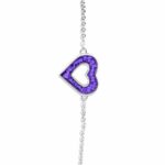 EW-B-503-Purple- Ashes Bracelet - Ashes Jewellery