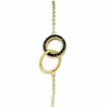 EW-B-504-Black_Gold-Ashes Bracelet - Ashes Jewellery