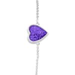EW-B-505-Purple_-Ashes Bracelet - Ashes Jewellery