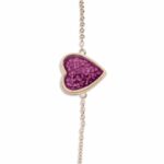 EW-B-505-Violet_Rose Gold-Ashes Bracelet - Ashes Jewellery