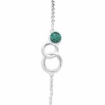 EW-B-507-Aqua_ - Ashes Bracelet - Ashes Jewellery