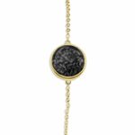 EW-B-508-Black_Gold-Ashes Bracelet - Ashes Jewellery