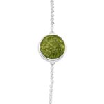 EW-B-508-Green_-Ashes Bracelet - Ashes Jewellery