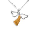 EW-P-115-Orange_-Ashes Necklace-Ashes Jewellery