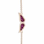 ew-b-509-rg-violet__Rose Gold - Ashes Bracelet - Ashes Jewellery