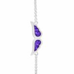 ew-b-509-sswg-purple_ - Ashes Bracelet - Ashes Jewellery