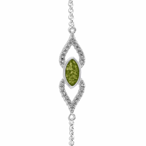 Green - Respect Ashes Bracelet - Ashes Jewellery