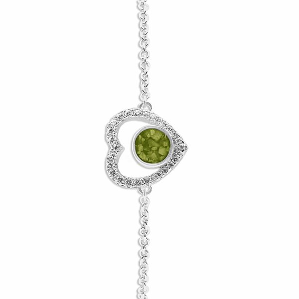 Green - Forever Ashes Bracelet - Ashes Jewellery