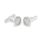 ew-cl-605-sswg-white_- Ashes Cufflinks-Ashes Jewellery