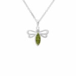ew-p-121-sswg-green_ - Ashes Pendant-Ashes Necklace-Ashes Jewellery