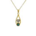 ew-p-129-yg-aqua_Gold-Ashes Necklace-Ashes Jewellery